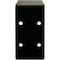 Ekena Millwork Embrey Steel Bracket, Powder Coated Black 2"W x 6"D x 3 3/4"H BKTM02X06X03EBPBL - alternate 6